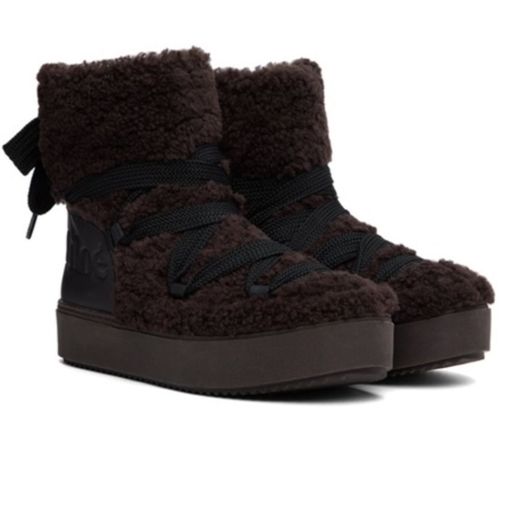 SEE BY CHLOE Brown Charlee Ankle Boots - Picture 2 of 15